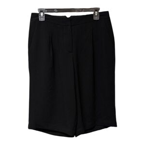 BCBGMaxAzria Black High-Waist Bermuda Shorts